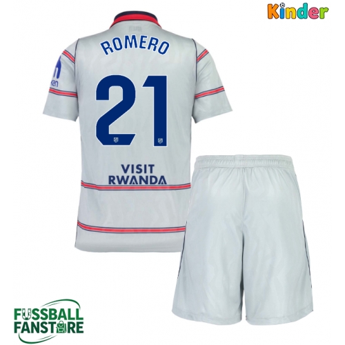 Atletico Madrid Cristian Romero #21 Replik 3rd trikot Kinder 2026-27 Kurzarm (+ Kurze Hosen)